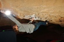 Bouldering in Hueco Tanks on 12/31/2019 with Blue Lizard Climbing and Yoga

Filename: SRM_20191231_1208570.jpg
Aperture: f/8.0
Shutter Speed: 1/250
Body: Canon EOS-1D Mark II
Lens: Canon EF 16-35mm f/2.8 L