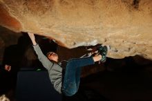 Bouldering in Hueco Tanks on 12/31/2019 with Blue Lizard Climbing and Yoga

Filename: SRM_20191231_1209040.jpg
Aperture: f/8.0
Shutter Speed: 1/250
Body: Canon EOS-1D Mark II
Lens: Canon EF 16-35mm f/2.8 L