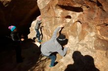 Bouldering in Hueco Tanks on 12/31/2019 with Blue Lizard Climbing and Yoga

Filename: SRM_20191231_1211540.jpg
Aperture: f/9.0
Shutter Speed: 1/500
Body: Canon EOS-1D Mark II
Lens: Canon EF 16-35mm f/2.8 L