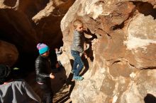 Bouldering in Hueco Tanks on 12/31/2019 with Blue Lizard Climbing and Yoga

Filename: SRM_20191231_1217020.jpg
Aperture: f/8.0
Shutter Speed: 1/500
Body: Canon EOS-1D Mark II
Lens: Canon EF 16-35mm f/2.8 L