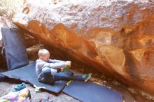 Bouldering in Hueco Tanks on 12/31/2019 with Blue Lizard Climbing and Yoga

Filename: SRM_20191231_1220250.jpg
Aperture: f/2.8
Shutter Speed: 1/80
Body: Canon EOS-1D Mark II
Lens: Canon EF 16-35mm f/2.8 L