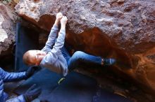 Bouldering in Hueco Tanks on 12/31/2019 with Blue Lizard Climbing and Yoga

Filename: SRM_20191231_1224400.jpg
Aperture: f/4.0
Shutter Speed: 1/200
Body: Canon EOS-1D Mark II
Lens: Canon EF 16-35mm f/2.8 L