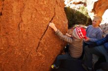 Bouldering in Hueco Tanks on 12/31/2019 with Blue Lizard Climbing and Yoga

Filename: SRM_20191231_1237050.jpg
Aperture: f/8.0
Shutter Speed: 1/200
Body: Canon EOS-1D Mark II
Lens: Canon EF 16-35mm f/2.8 L