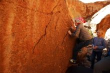 Bouldering in Hueco Tanks on 12/31/2019 with Blue Lizard Climbing and Yoga

Filename: SRM_20191231_1237110.jpg
Aperture: f/10.0
Shutter Speed: 1/200
Body: Canon EOS-1D Mark II
Lens: Canon EF 16-35mm f/2.8 L