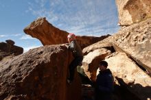 Bouldering in Hueco Tanks on 12/31/2019 with Blue Lizard Climbing and Yoga

Filename: SRM_20191231_1237480.jpg
Aperture: f/9.0
Shutter Speed: 1/500
Body: Canon EOS-1D Mark II
Lens: Canon EF 16-35mm f/2.8 L