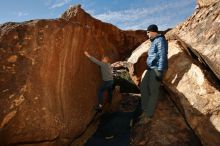 Bouldering in Hueco Tanks on 12/31/2019 with Blue Lizard Climbing and Yoga

Filename: SRM_20191231_1241060.jpg
Aperture: f/8.0
Shutter Speed: 1/250
Body: Canon EOS-1D Mark II
Lens: Canon EF 16-35mm f/2.8 L