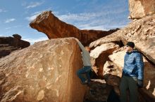Bouldering in Hueco Tanks on 12/31/2019 with Blue Lizard Climbing and Yoga

Filename: SRM_20191231_1241170.jpg
Aperture: f/8.0
Shutter Speed: 1/250
Body: Canon EOS-1D Mark II
Lens: Canon EF 16-35mm f/2.8 L