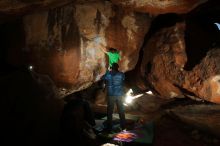 Bouldering in Hueco Tanks on 12/31/2019 with Blue Lizard Climbing and Yoga

Filename: SRM_20191231_1250120.jpg
Aperture: f/8.0
Shutter Speed: 1/250
Body: Canon EOS-1D Mark II
Lens: Canon EF 16-35mm f/2.8 L