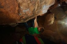 Bouldering in Hueco Tanks on 12/31/2019 with Blue Lizard Climbing and Yoga

Filename: SRM_20191231_1256390.jpg
Aperture: f/8.0
Shutter Speed: 1/250
Body: Canon EOS-1D Mark II
Lens: Canon EF 16-35mm f/2.8 L