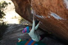 Bouldering in Hueco Tanks on 12/31/2019 with Blue Lizard Climbing and Yoga

Filename: SRM_20191231_1422300.jpg
Aperture: f/2.8
Shutter Speed: 1/500
Body: Canon EOS-1D Mark II
Lens: Canon EF 50mm f/1.8 II