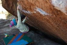 Bouldering in Hueco Tanks on 12/31/2019 with Blue Lizard Climbing and Yoga

Filename: SRM_20191231_1422340.jpg
Aperture: f/2.8
Shutter Speed: 1/400
Body: Canon EOS-1D Mark II
Lens: Canon EF 50mm f/1.8 II
