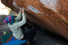 Bouldering in Hueco Tanks on 12/31/2019 with Blue Lizard Climbing and Yoga

Filename: SRM_20191231_1422560.jpg
Aperture: f/2.8
Shutter Speed: 1/400
Body: Canon EOS-1D Mark II
Lens: Canon EF 50mm f/1.8 II