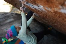 Bouldering in Hueco Tanks on 12/31/2019 with Blue Lizard Climbing and Yoga

Filename: SRM_20191231_1426310.jpg
Aperture: f/2.8
Shutter Speed: 1/320
Body: Canon EOS-1D Mark II
Lens: Canon EF 50mm f/1.8 II
