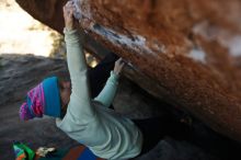 Bouldering in Hueco Tanks on 12/31/2019 with Blue Lizard Climbing and Yoga

Filename: SRM_20191231_1426340.jpg
Aperture: f/2.8
Shutter Speed: 1/500
Body: Canon EOS-1D Mark II
Lens: Canon EF 50mm f/1.8 II