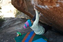 Bouldering in Hueco Tanks on 12/31/2019 with Blue Lizard Climbing and Yoga

Filename: SRM_20191231_1428470.jpg
Aperture: f/2.8
Shutter Speed: 1/500
Body: Canon EOS-1D Mark II
Lens: Canon EF 50mm f/1.8 II