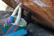 Bouldering in Hueco Tanks on 12/31/2019 with Blue Lizard Climbing and Yoga

Filename: SRM_20191231_1429020.jpg
Aperture: f/2.8
Shutter Speed: 1/400
Body: Canon EOS-1D Mark II
Lens: Canon EF 50mm f/1.8 II