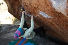 Bouldering in Hueco Tanks on 12/31/2019 with Blue Lizard Climbing and Yoga

Filename: SRM_20191231_1432150.jpg
Aperture: f/3.2
Shutter Speed: 1/500
Body: Canon EOS-1D Mark II
Lens: Canon EF 50mm f/1.8 II