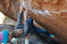 Bouldering in Hueco Tanks on 12/31/2019 with Blue Lizard Climbing and Yoga

Filename: SRM_20191231_1435540.jpg
Aperture: f/2.8
Shutter Speed: 1/320
Body: Canon EOS-1D Mark II
Lens: Canon EF 50mm f/1.8 II