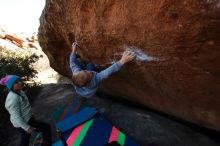 Bouldering in Hueco Tanks on 12/31/2019 with Blue Lizard Climbing and Yoga

Filename: SRM_20191231_1442160.jpg
Aperture: f/4.0
Shutter Speed: 1/800
Body: Canon EOS-1D Mark II
Lens: Canon EF 16-35mm f/2.8 L