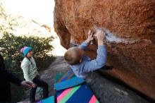 Bouldering in Hueco Tanks on 12/31/2019 with Blue Lizard Climbing and Yoga

Filename: SRM_20191231_1442270.jpg
Aperture: f/4.0
Shutter Speed: 1/400
Body: Canon EOS-1D Mark II
Lens: Canon EF 16-35mm f/2.8 L