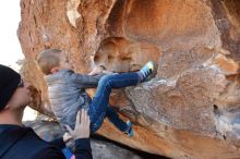 Bouldering in Hueco Tanks on 12/31/2019 with Blue Lizard Climbing and Yoga

Filename: SRM_20191231_1501450.jpg
Aperture: f/5.6
Shutter Speed: 1/200
Body: Canon EOS-1D Mark II
Lens: Canon EF 16-35mm f/2.8 L