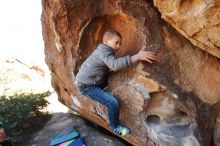 Bouldering in Hueco Tanks on 12/31/2019 with Blue Lizard Climbing and Yoga

Filename: SRM_20191231_1505030.jpg
Aperture: f/5.6
Shutter Speed: 1/250
Body: Canon EOS-1D Mark II
Lens: Canon EF 16-35mm f/2.8 L