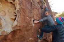 Bouldering in Hueco Tanks on 12/31/2019 with Blue Lizard Climbing and Yoga

Filename: SRM_20191231_1508550.jpg
Aperture: f/6.3
Shutter Speed: 1/250
Body: Canon EOS-1D Mark II
Lens: Canon EF 50mm f/1.8 II