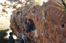 Bouldering in Hueco Tanks on 12/31/2019 with Blue Lizard Climbing and Yoga

Filename: SRM_20191231_1509530.jpg
Aperture: f/6.3
Shutter Speed: 1/250
Body: Canon EOS-1D Mark II
Lens: Canon EF 50mm f/1.8 II