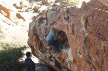 Bouldering in Hueco Tanks on 12/31/2019 with Blue Lizard Climbing and Yoga

Filename: SRM_20191231_1510090.jpg
Aperture: f/5.6
Shutter Speed: 1/250
Body: Canon EOS-1D Mark II
Lens: Canon EF 50mm f/1.8 II