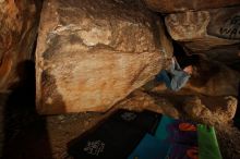 Bouldering in Hueco Tanks on 12/31/2019 with Blue Lizard Climbing and Yoga

Filename: SRM_20191231_1724170.jpg
Aperture: f/8.0
Shutter Speed: 1/250
Body: Canon EOS-1D Mark II
Lens: Canon EF 16-35mm f/2.8 L