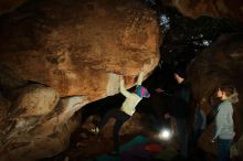 Bouldering in Hueco Tanks on 12/31/2019 with Blue Lizard Climbing and Yoga

Filename: SRM_20191231_1737540.jpg
Aperture: f/6.3
Shutter Speed: 1/250
Body: Canon EOS-1D Mark II
Lens: Canon EF 16-35mm f/2.8 L