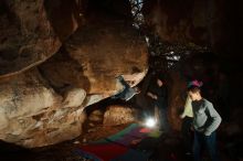 Bouldering in Hueco Tanks on 12/31/2019 with Blue Lizard Climbing and Yoga

Filename: SRM_20191231_1740460.jpg
Aperture: f/5.6
Shutter Speed: 1/250
Body: Canon EOS-1D Mark II
Lens: Canon EF 16-35mm f/2.8 L