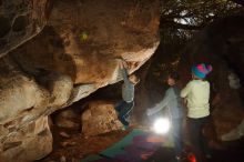 Bouldering in Hueco Tanks on 12/31/2019 with Blue Lizard Climbing and Yoga

Filename: SRM_20191231_1742200.jpg
Aperture: f/5.6
Shutter Speed: 1/250
Body: Canon EOS-1D Mark II
Lens: Canon EF 16-35mm f/2.8 L