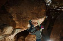 Bouldering in Hueco Tanks on 12/31/2019 with Blue Lizard Climbing and Yoga

Filename: SRM_20191231_1742320.jpg
Aperture: f/5.6
Shutter Speed: 1/250
Body: Canon EOS-1D Mark II
Lens: Canon EF 16-35mm f/2.8 L