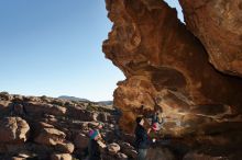 Bouldering in Hueco Tanks on 01/01/2020 with Blue Lizard Climbing and Yoga

Filename: SRM_20200101_1051590.jpg
Aperture: f/8.0
Shutter Speed: 1/250
Body: Canon EOS-1D Mark II
Lens: Canon EF 16-35mm f/2.8 L