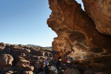 Bouldering in Hueco Tanks on 01/01/2020 with Blue Lizard Climbing and Yoga

Filename: SRM_20200101_1053440.jpg
Aperture: f/8.0
Shutter Speed: 1/250
Body: Canon EOS-1D Mark II
Lens: Canon EF 16-35mm f/2.8 L