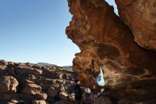 Bouldering in Hueco Tanks on 01/01/2020 with Blue Lizard Climbing and Yoga

Filename: SRM_20200101_1055260.jpg
Aperture: f/8.0
Shutter Speed: 1/250
Body: Canon EOS-1D Mark II
Lens: Canon EF 16-35mm f/2.8 L