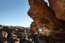 Bouldering in Hueco Tanks on 01/01/2020 with Blue Lizard Climbing and Yoga

Filename: SRM_20200101_1055380.jpg
Aperture: f/8.0
Shutter Speed: 1/250
Body: Canon EOS-1D Mark II
Lens: Canon EF 16-35mm f/2.8 L