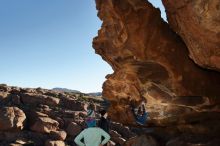 Bouldering in Hueco Tanks on 01/01/2020 with Blue Lizard Climbing and Yoga

Filename: SRM_20200101_1056070.jpg
Aperture: f/8.0
Shutter Speed: 1/250
Body: Canon EOS-1D Mark II
Lens: Canon EF 16-35mm f/2.8 L