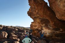 Bouldering in Hueco Tanks on 01/01/2020 with Blue Lizard Climbing and Yoga

Filename: SRM_20200101_1056120.jpg
Aperture: f/8.0
Shutter Speed: 1/250
Body: Canon EOS-1D Mark II
Lens: Canon EF 16-35mm f/2.8 L