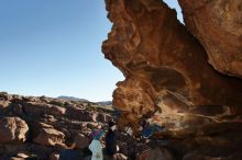 Bouldering in Hueco Tanks on 01/01/2020 with Blue Lizard Climbing and Yoga

Filename: SRM_20200101_1058380.jpg
Aperture: f/8.0
Shutter Speed: 1/250
Body: Canon EOS-1D Mark II
Lens: Canon EF 16-35mm f/2.8 L