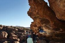 Bouldering in Hueco Tanks on 01/01/2020 with Blue Lizard Climbing and Yoga

Filename: SRM_20200101_1100440.jpg
Aperture: f/8.0
Shutter Speed: 1/250
Body: Canon EOS-1D Mark II
Lens: Canon EF 16-35mm f/2.8 L