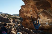 Bouldering in Hueco Tanks on 01/01/2020 with Blue Lizard Climbing and Yoga

Filename: SRM_20200101_1106480.jpg
Aperture: f/5.6
Shutter Speed: 1/250
Body: Canon EOS-1D Mark II
Lens: Canon EF 50mm f/1.8 II