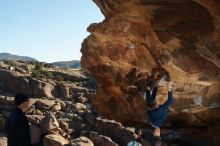 Bouldering in Hueco Tanks on 01/01/2020 with Blue Lizard Climbing and Yoga

Filename: SRM_20200101_1106510.jpg
Aperture: f/5.6
Shutter Speed: 1/250
Body: Canon EOS-1D Mark II
Lens: Canon EF 50mm f/1.8 II