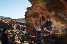 Bouldering in Hueco Tanks on 01/01/2020 with Blue Lizard Climbing and Yoga

Filename: SRM_20200101_1107000.jpg
Aperture: f/5.6
Shutter Speed: 1/250
Body: Canon EOS-1D Mark II
Lens: Canon EF 50mm f/1.8 II