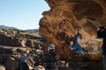 Bouldering in Hueco Tanks on 01/01/2020 with Blue Lizard Climbing and Yoga

Filename: SRM_20200101_1107570.jpg
Aperture: f/5.6
Shutter Speed: 1/250
Body: Canon EOS-1D Mark II
Lens: Canon EF 50mm f/1.8 II