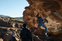 Bouldering in Hueco Tanks on 01/01/2020 with Blue Lizard Climbing and Yoga

Filename: SRM_20200101_1108090.jpg
Aperture: f/5.6
Shutter Speed: 1/250
Body: Canon EOS-1D Mark II
Lens: Canon EF 50mm f/1.8 II