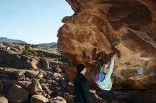 Bouldering in Hueco Tanks on 01/01/2020 with Blue Lizard Climbing and Yoga

Filename: SRM_20200101_1109350.jpg
Aperture: f/5.6
Shutter Speed: 1/250
Body: Canon EOS-1D Mark II
Lens: Canon EF 50mm f/1.8 II