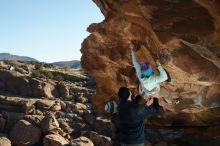 Bouldering in Hueco Tanks on 01/01/2020 with Blue Lizard Climbing and Yoga

Filename: SRM_20200101_1110040.jpg
Aperture: f/5.6
Shutter Speed: 1/250
Body: Canon EOS-1D Mark II
Lens: Canon EF 50mm f/1.8 II