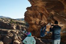 Bouldering in Hueco Tanks on 01/01/2020 with Blue Lizard Climbing and Yoga

Filename: SRM_20200101_1110470.jpg
Aperture: f/5.6
Shutter Speed: 1/250
Body: Canon EOS-1D Mark II
Lens: Canon EF 50mm f/1.8 II